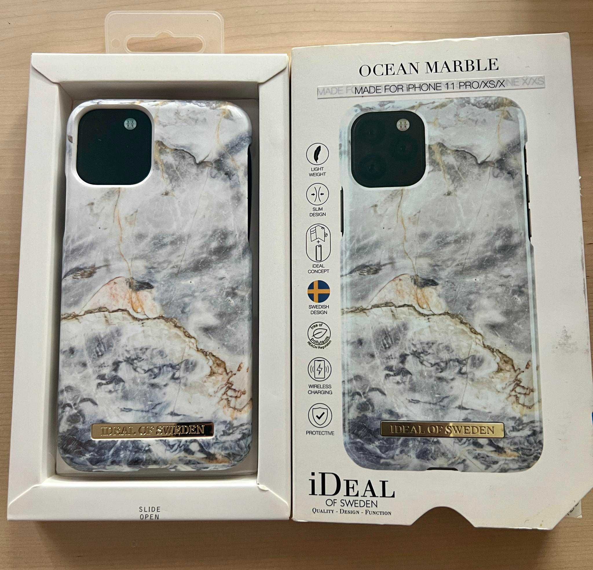 Etui iDeal of Sweden Ocean Marble iPhone 11 Pro/XS/X