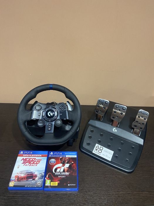 Магазин! Руль Logitech G920/G923/G29+ педали. Для PS5/Xbox
