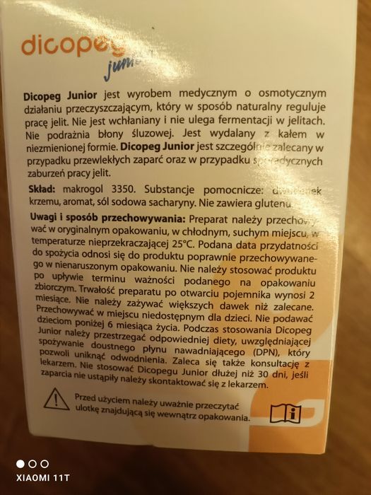 Dicopeg Junior proszek 100g