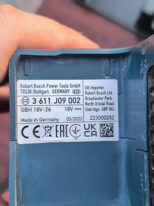 Перфератор Bosch gbh 18v-26