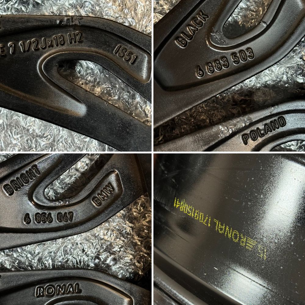 Оригінальні диски BMW X1 F48 R18 566 стиль F49 X2 F39 6883503