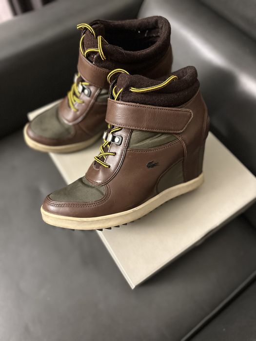 Ботинки сникерсы Lacoste оригинал 40 размер с коробкой