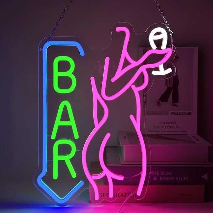 Nowy neon led Bar