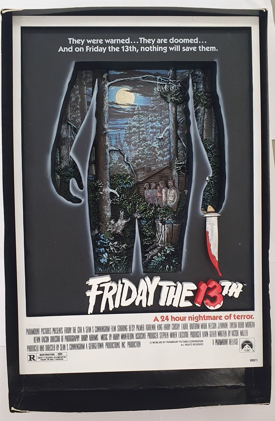 "Friday the 13th" Mcfarlane 3D poster plakat !Absolutny Unikat!