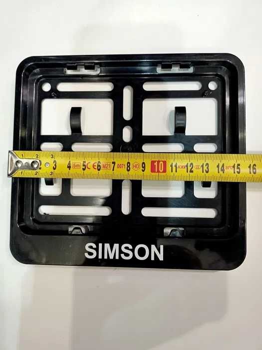 MOTOROWEROWA SKUTEROWA  Ramka do tablicy rejestracyjnej SIMSON NR2