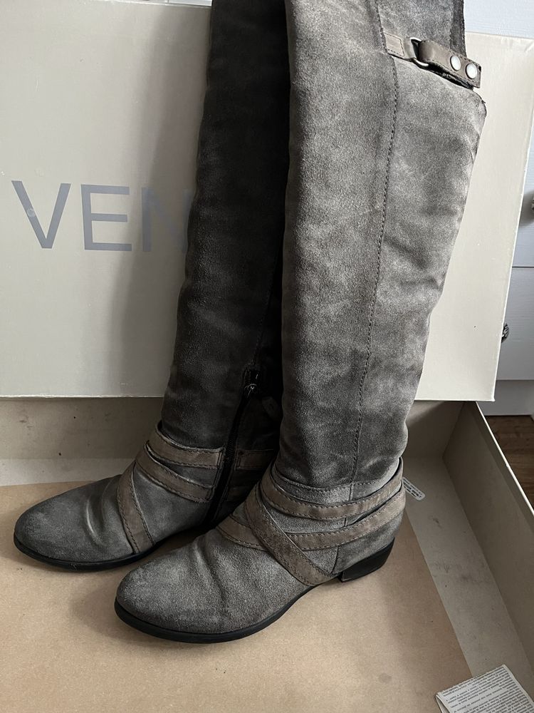 Venezia kozaki zamsz - roz 39