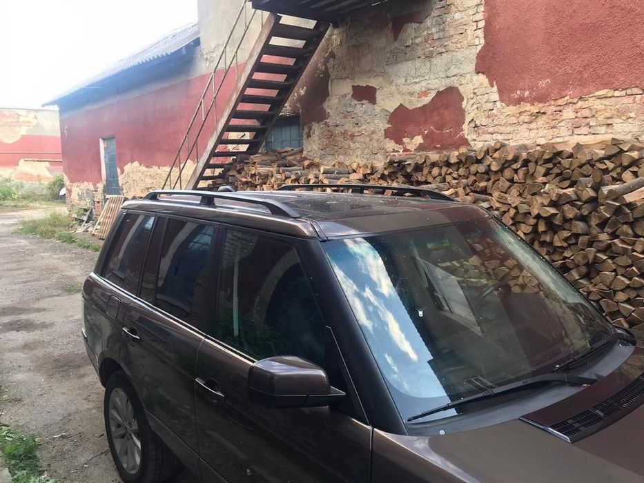 Range Rover Vogue L322 Рейлинги алюминиевые (черные)