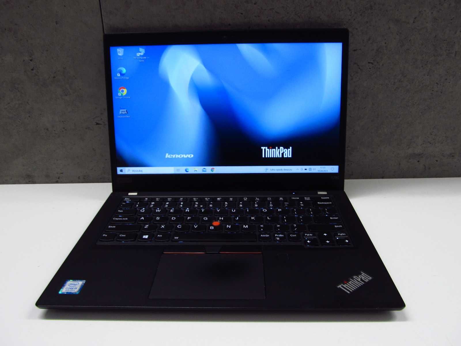 OKAZJA Cienki Lenovo ThinkPad X390 i5 8265U 8GB dysk SSD 256GB Full HD