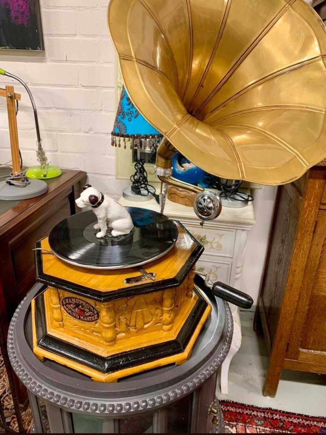 Gramofone - Grafonola SoundMasters / His Masters Voice repro - 78 RPM
