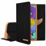 Kabura Canvas Book Pasuje Do Samsung A51 Czarny