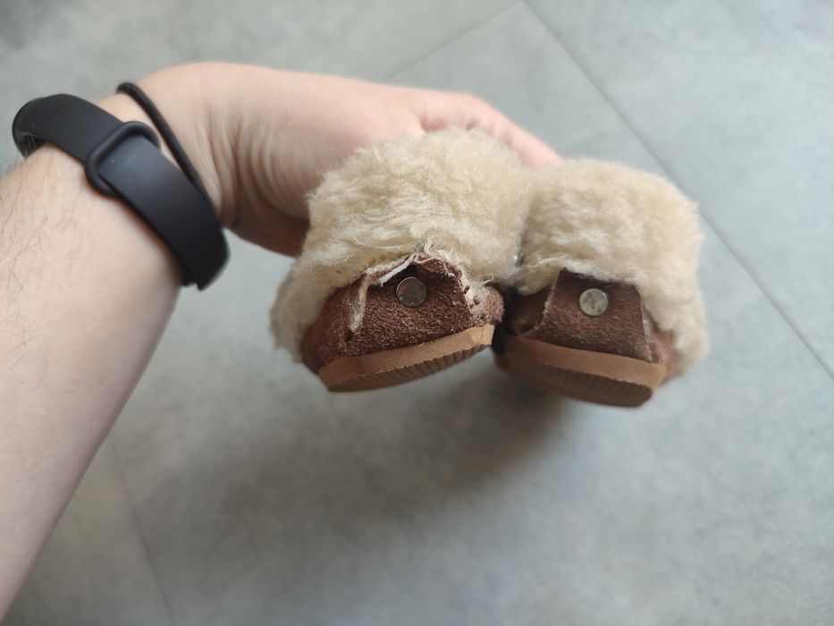 Ciepłe kapcie góralskie, roz. 21/22 14,5cm