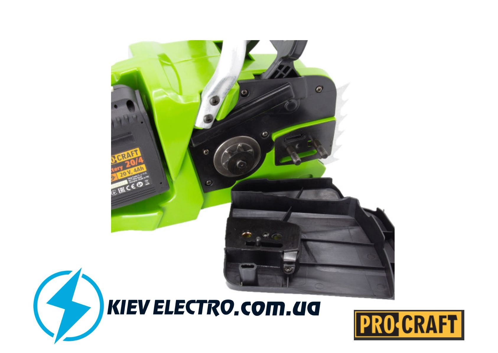 Акумуляторна пила Procraft PCA40/2 (2 акб МАХ 4Ач+ЗУ 20/2) АКЦИЯ !!!