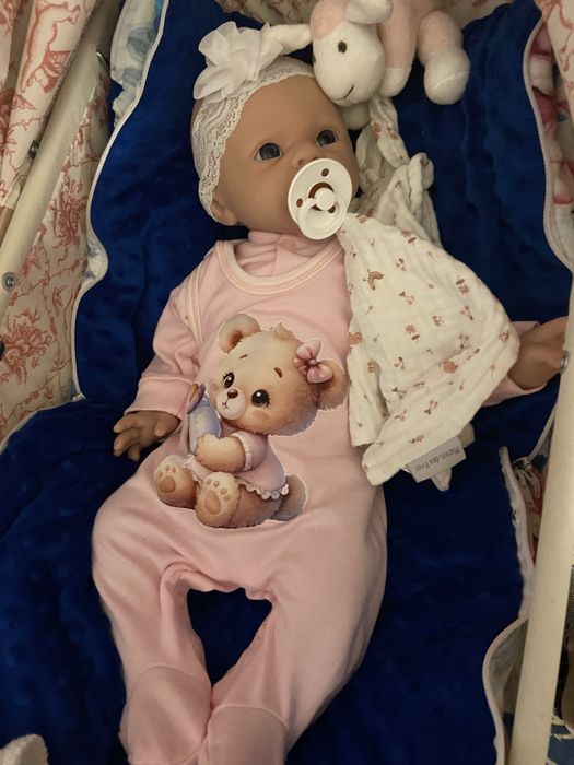 Lalka typu reborn silikonowa-full silikon firmy Ivita 51 cm. i 3900 gr