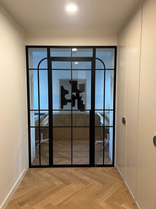 Drzwi loftowe na wymiar • Stal i szkło • Warszawa i okolice