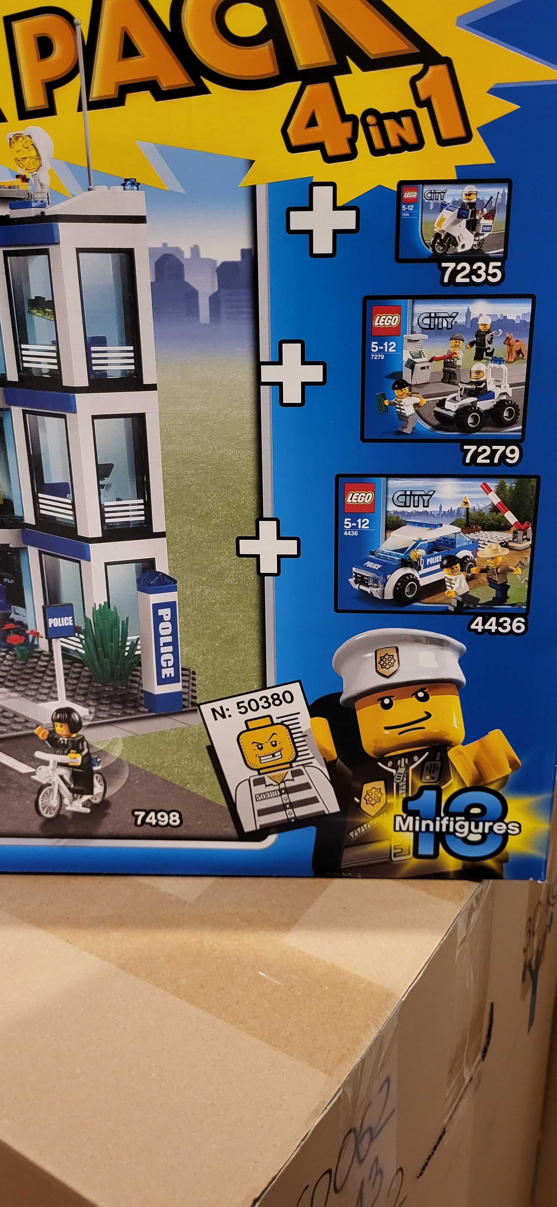 Lego 7498, 7235, 7279, 4436 (4 w 1) Posterunek policji - nowe idealne