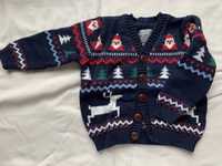 Sweter świąteczny r 80