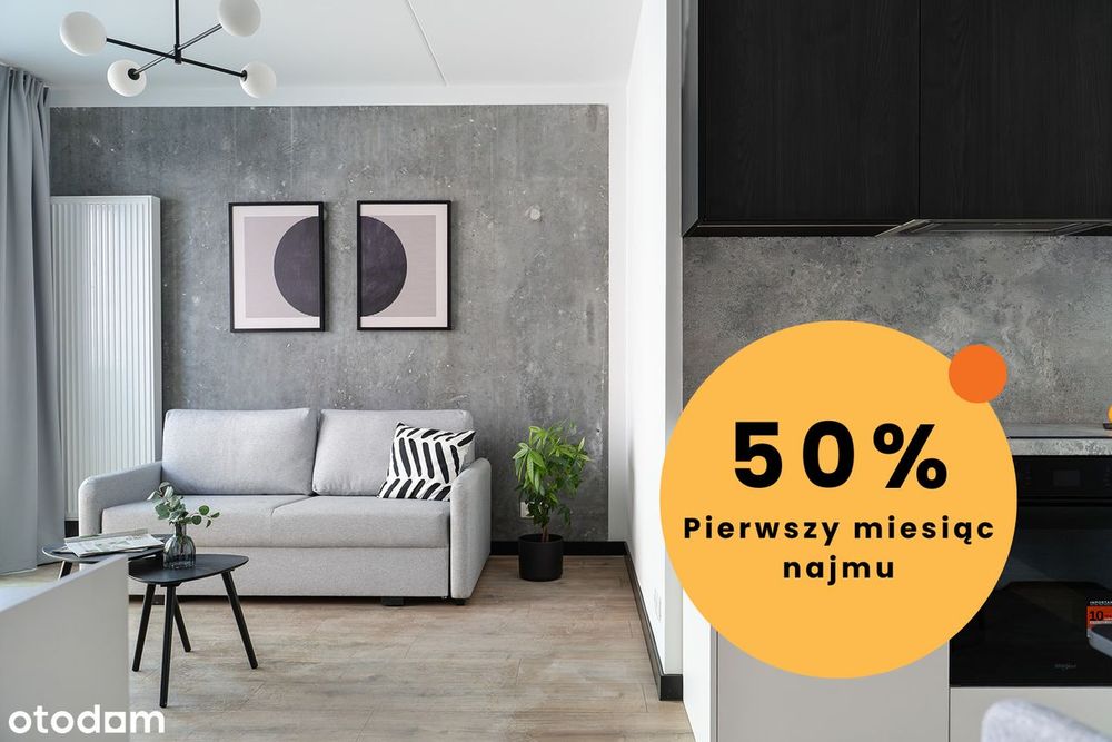 RABAT -50% 1.mies/BEZ PROWIZJI/studio z sypialnią-Winiary/PESTKA/36,8M