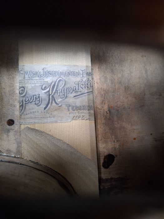 Kontrabas mistrzowski Georg Krywalski