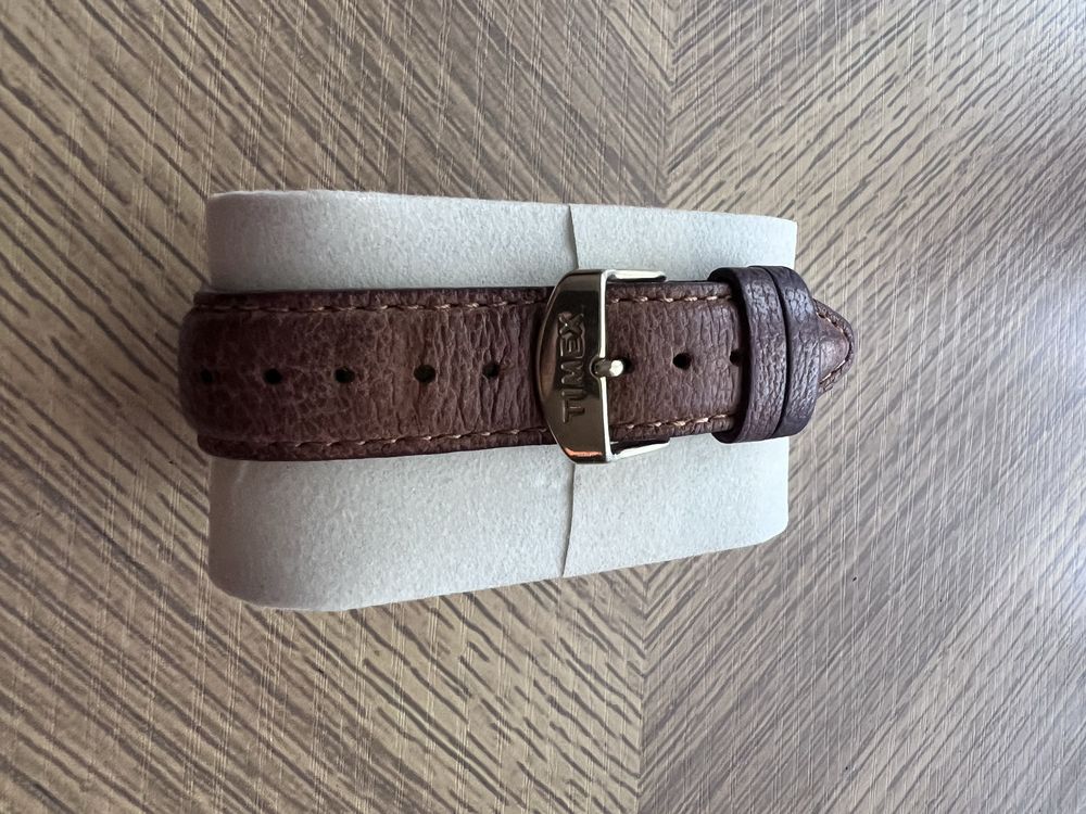 Zegarek Timex brązowo złoty