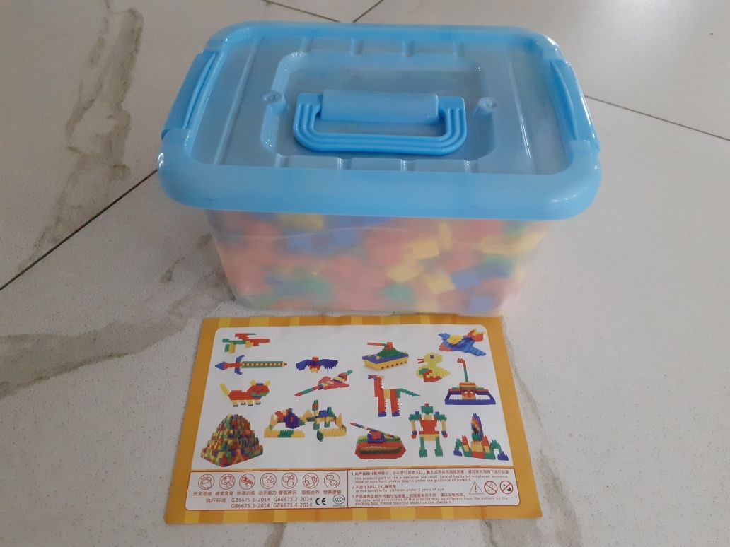 Zestaw zabawkowy puzzle granulat zabawka na biurko