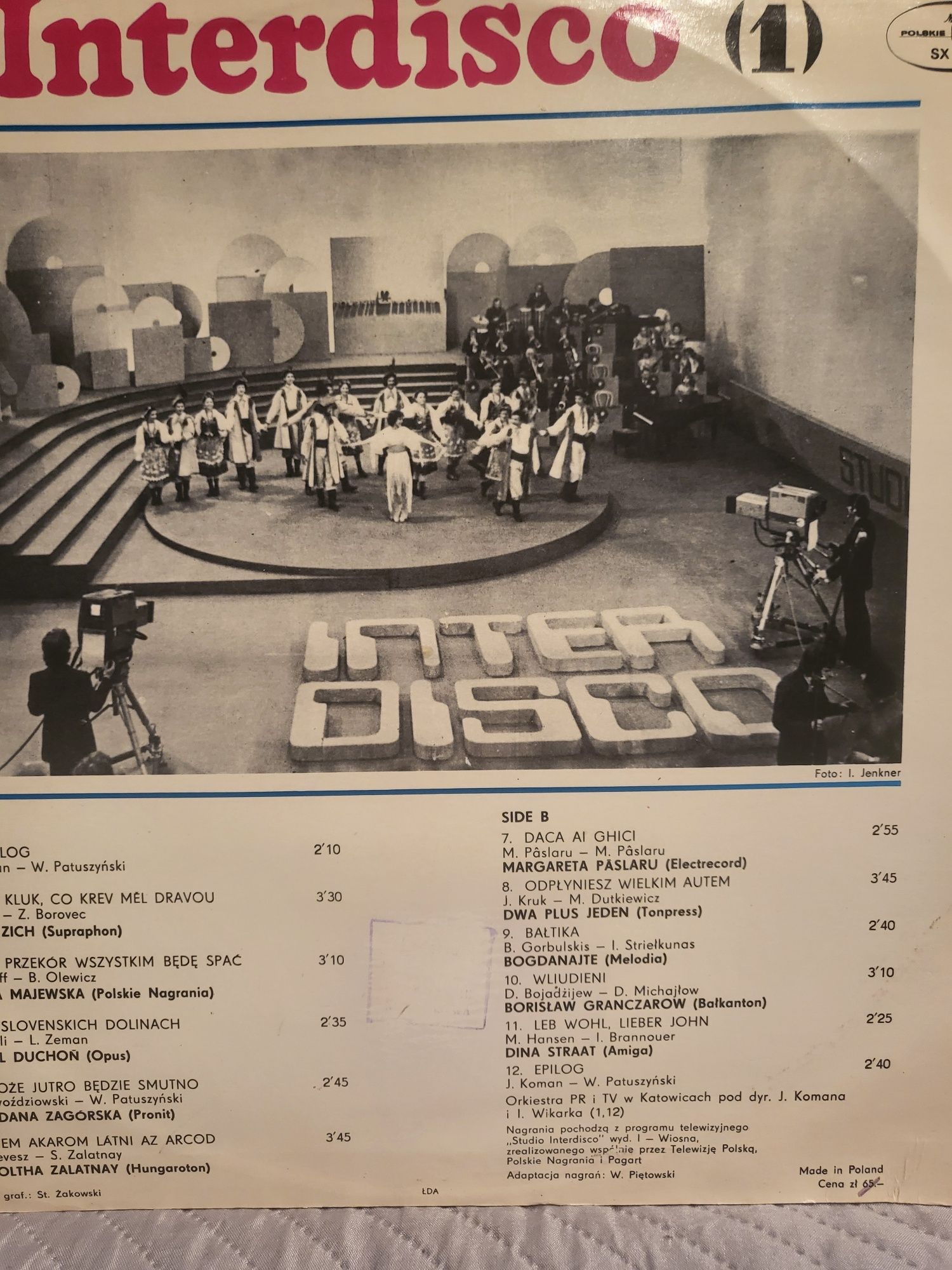 Nieużywana , nowa płyta winyl  INTERDISCO  1  - Muza 1980 r