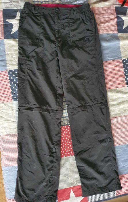 Spodnie trekkingowe 158 cm szare