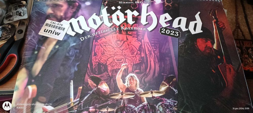 Kalendarz Motorhead nowy 12 pięknych plakatów