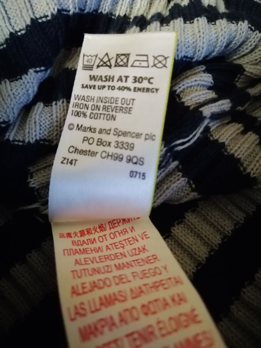 Трикотажное платье M&S, платье миди,платье-чулок