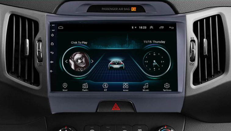 Radio nawigacja Kia Sportage 2010=2015 Android  WiFi GPS Bluetooth