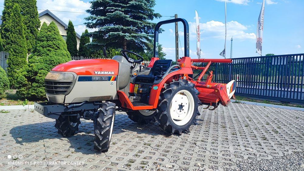 YANMAR AF-16 4X4 16KM REWERS z Glebogryzarka traktor japoński