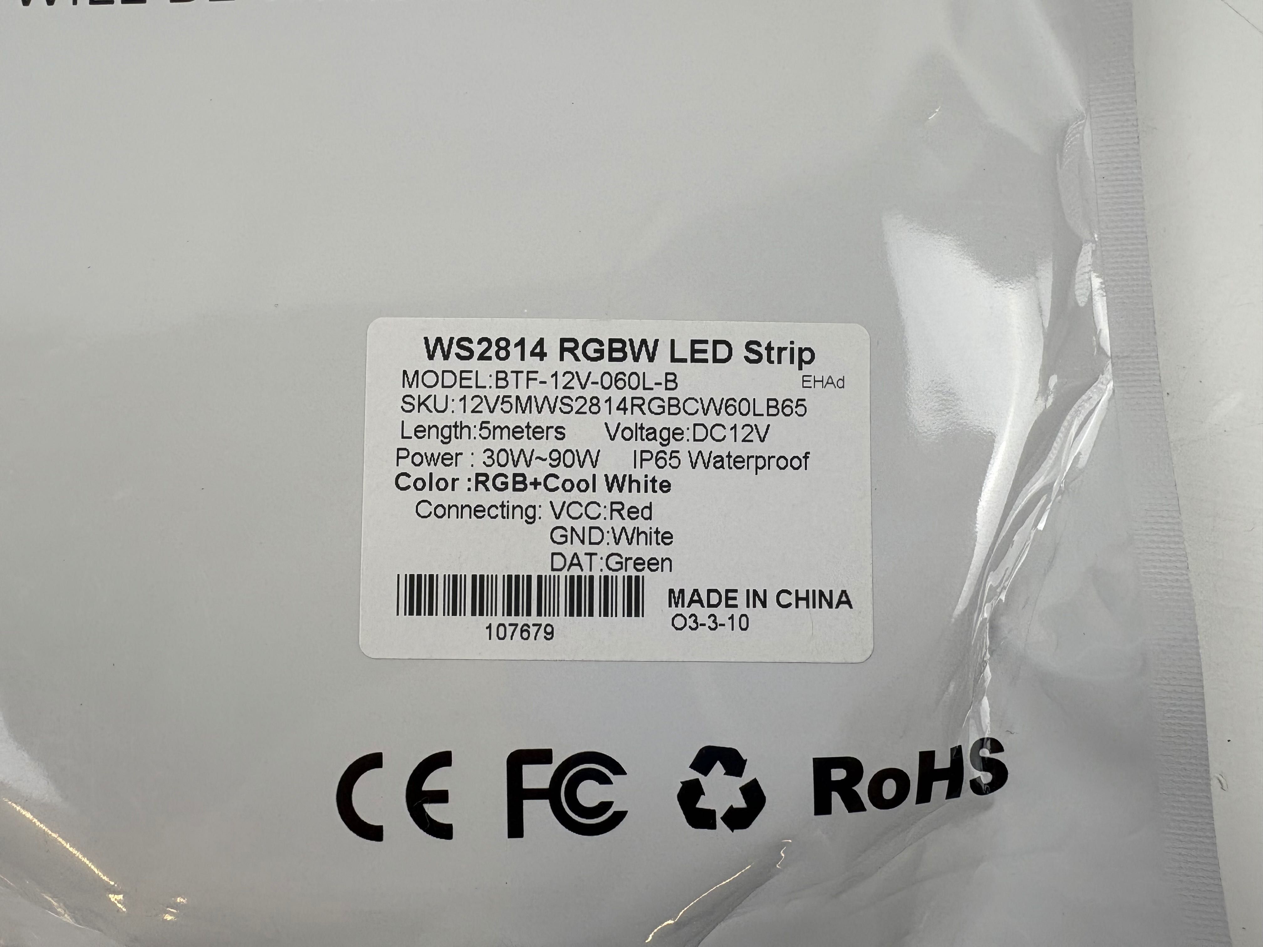 Taśma Led RGB 2 x 5 m plus komplet złączek