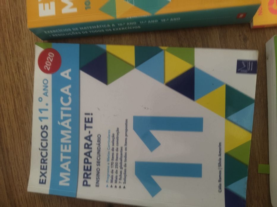 Livros de preparação de exames e de exercícios diversos