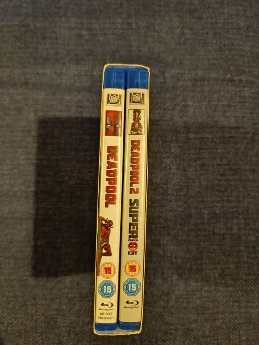 Pack "Deadpool" + "Deadpool 2" em blu ray (portes grátis)