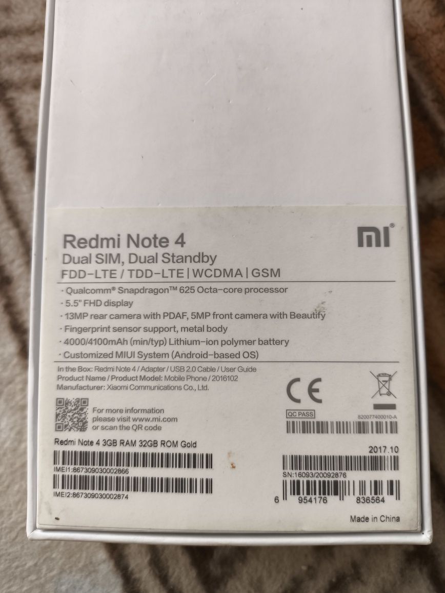 Xiaomi Redmi Note 4