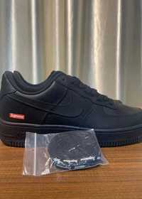 Nike Air Force 1 Low Supreme Black Eu 38