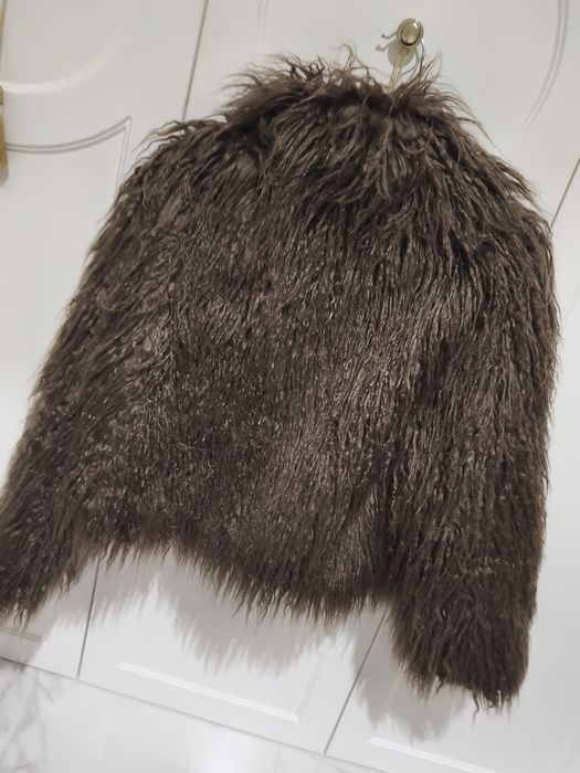Lama futro czekolada super model rozmiar uniwersalny