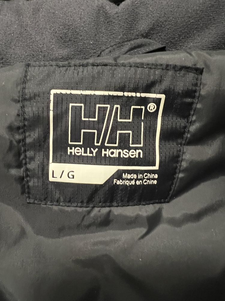 Женская осенняя парка куртка  Helly Hansen Black Waterproof