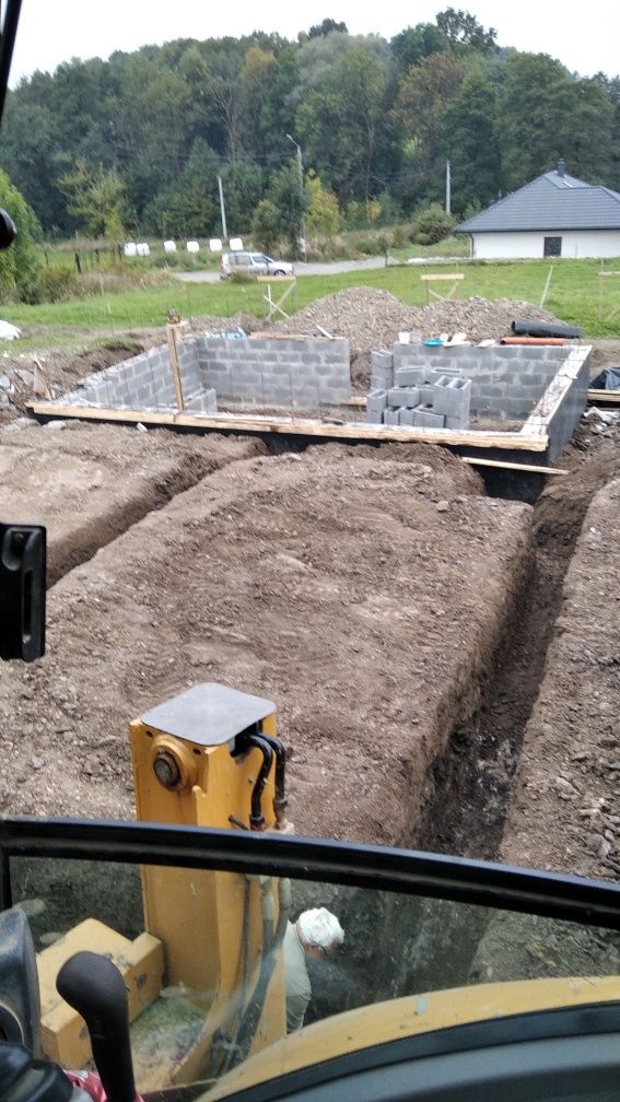 Usługi koparko ładowarką Bielsko Skoczów Cieszyn