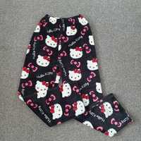 Nowe czarne spodnie piżamowe Hello Kitty M 38
