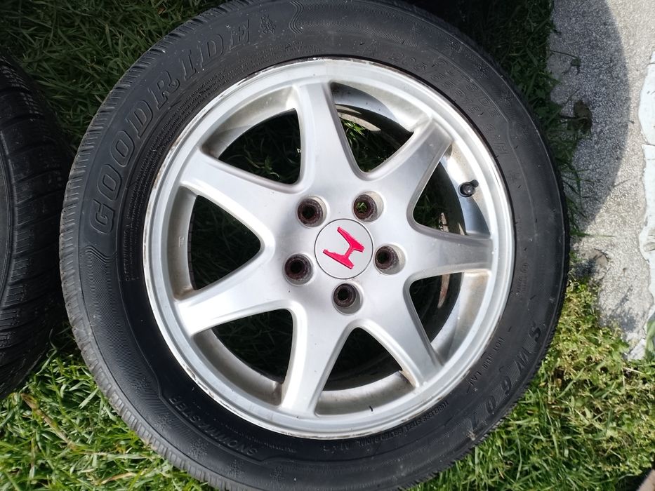 Felgi aluminiowe Honda 16" 5x14.3 + opony zimowe