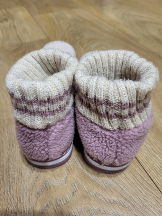 Домашні зимові хутряні закриті тапочки тапки 26-27р, 17см