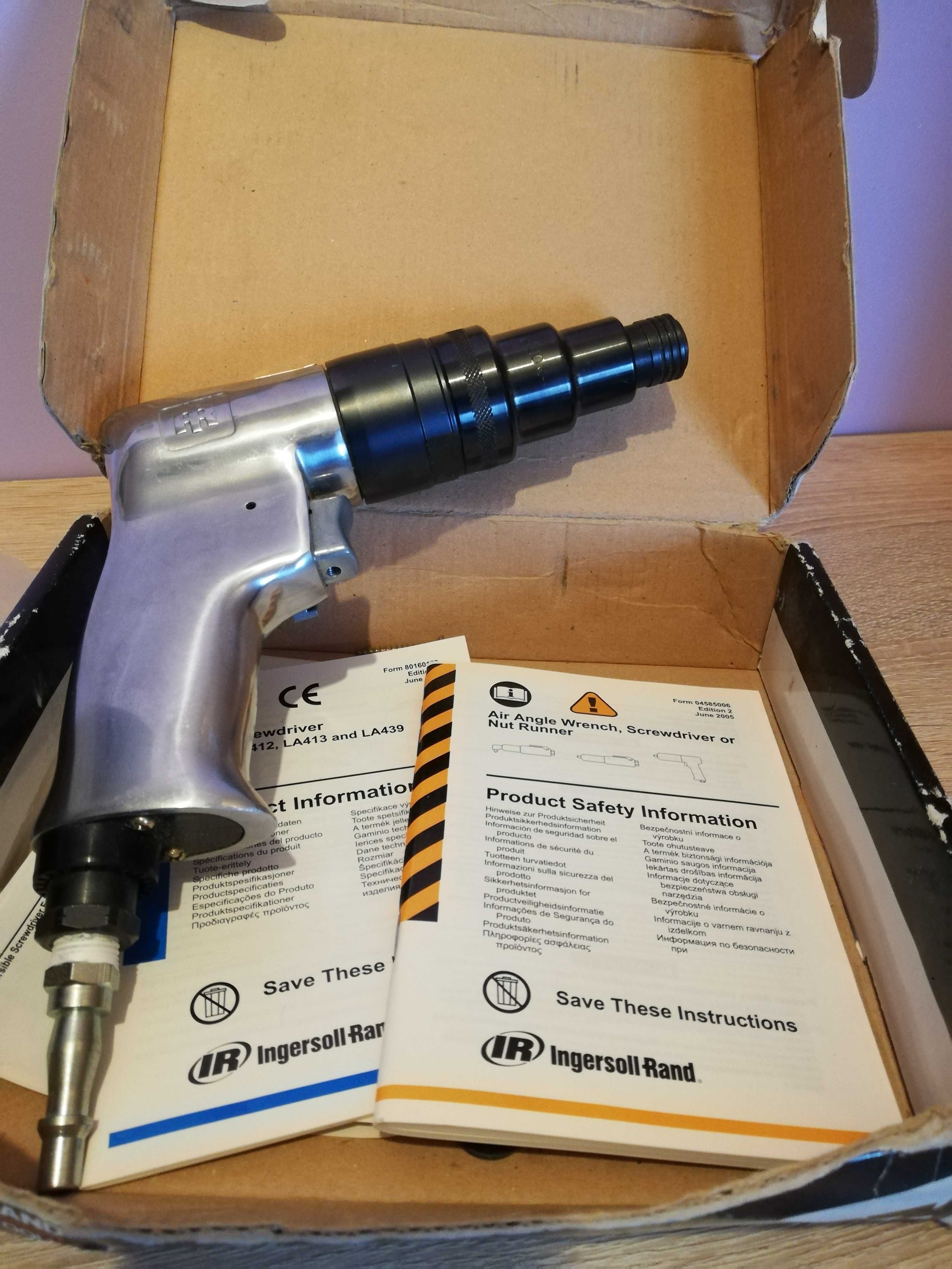 Wkrętarka Ingersoll Rand 371-EU pistoletowa - sprzęgło kłowe L-P