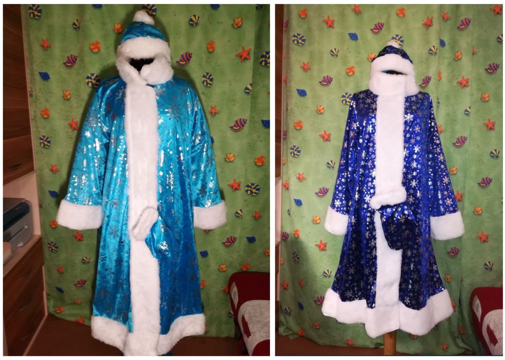 Костюм Діда Деда Мороза Снігуроньки Снегурочки Миколая Дід Дед Мороз