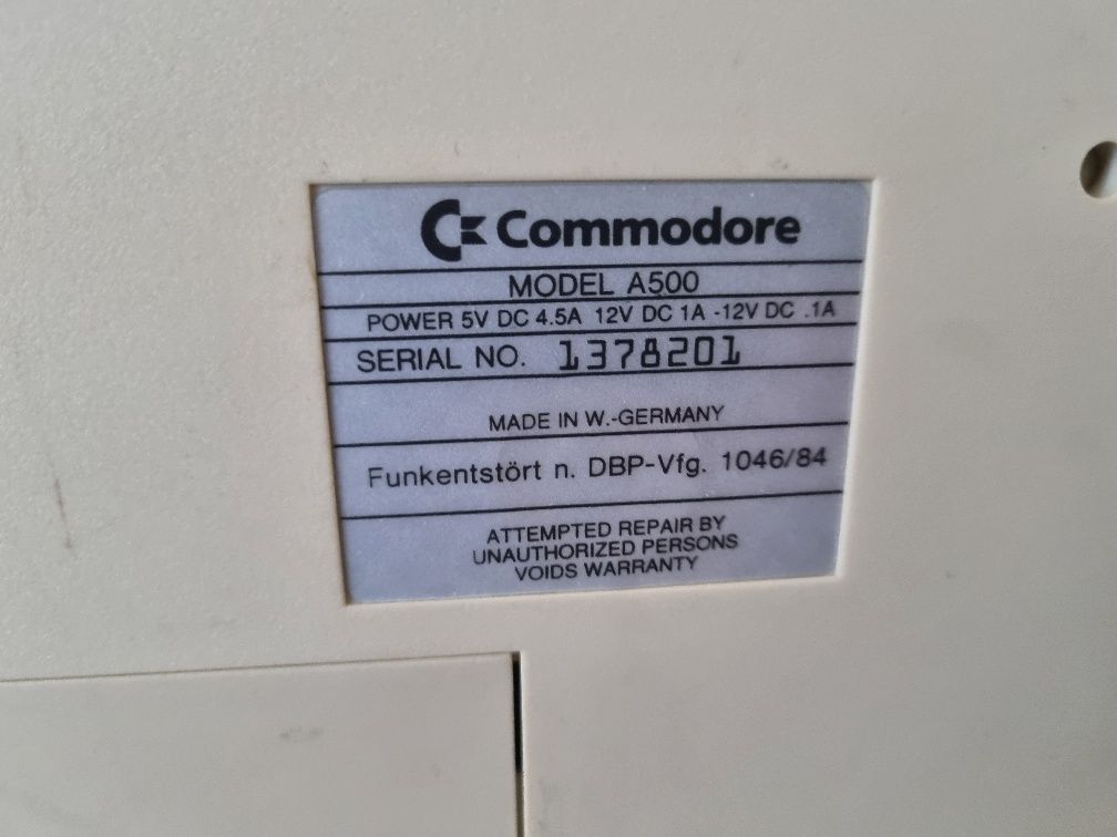 Amiga A500 Commodore
