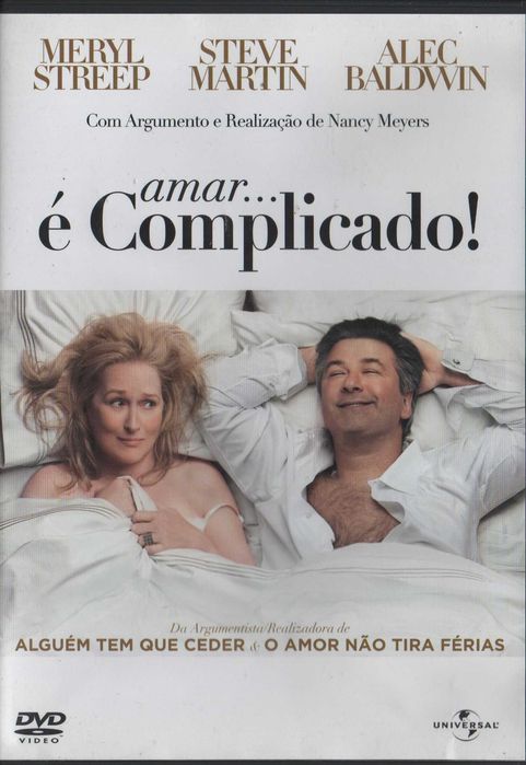 Dvd Amar É... Complicado! -comédia -Meryl Streep/ Alec Baldwin -extras