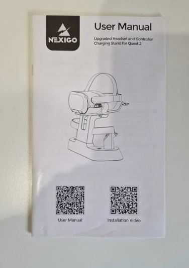 Stacja ładująca NexiGo do Oculus/Meta Quest 2 - ulepszona wersja