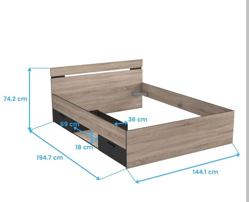 Cama Michingan igual à da imagem + colchão