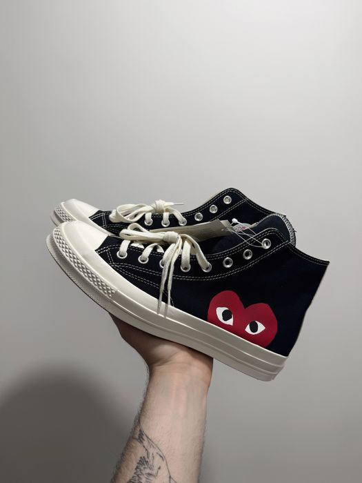Converse x Comme Des Garcons Play Chuck 70 High Black