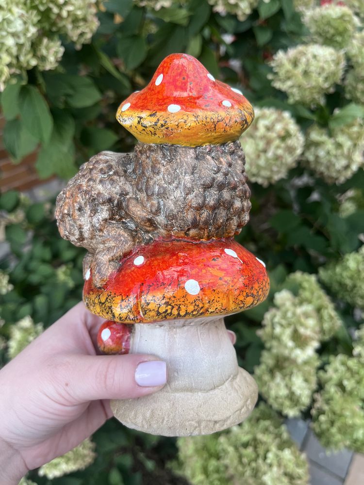 Jeż figurka ceramiczna jeże dekoracja ogrodowa