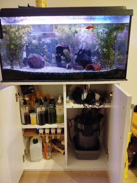 Akwarium 112L w pełni wyposażone